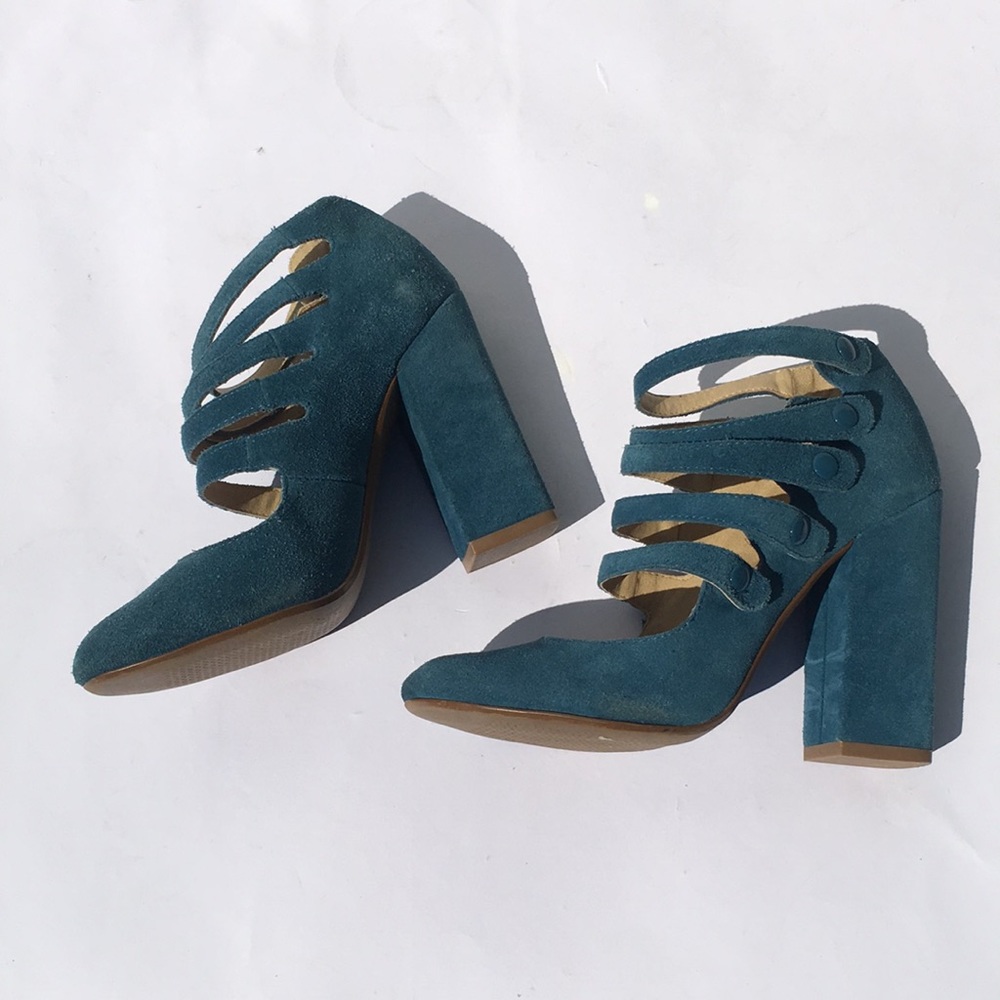 Aqua Mary Jane 4 inch heel Nordstrom